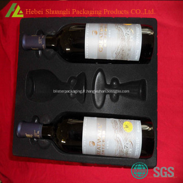 Emballage de bouteille de vin en plastique personnalisé